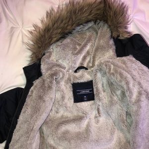 Youth Lands End down winter coat